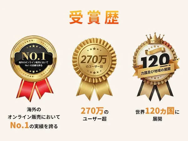 Yaberの海外オンライン販売No.1の実績