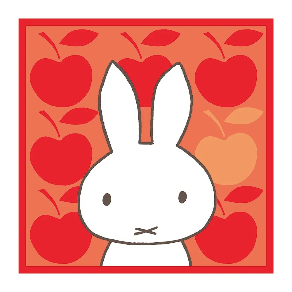 ミッフィーとリンゴのイラスト