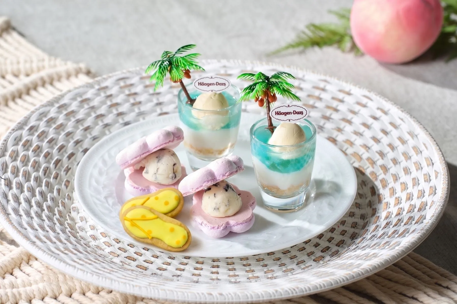 ハーゲンダッツのデザートプレート