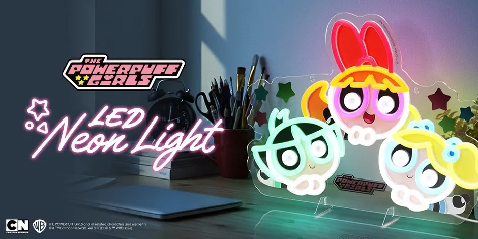 パワーパフ ガールズLEDネオンライト完全ガイド!部屋が劇的に変わる夢の空間演出術