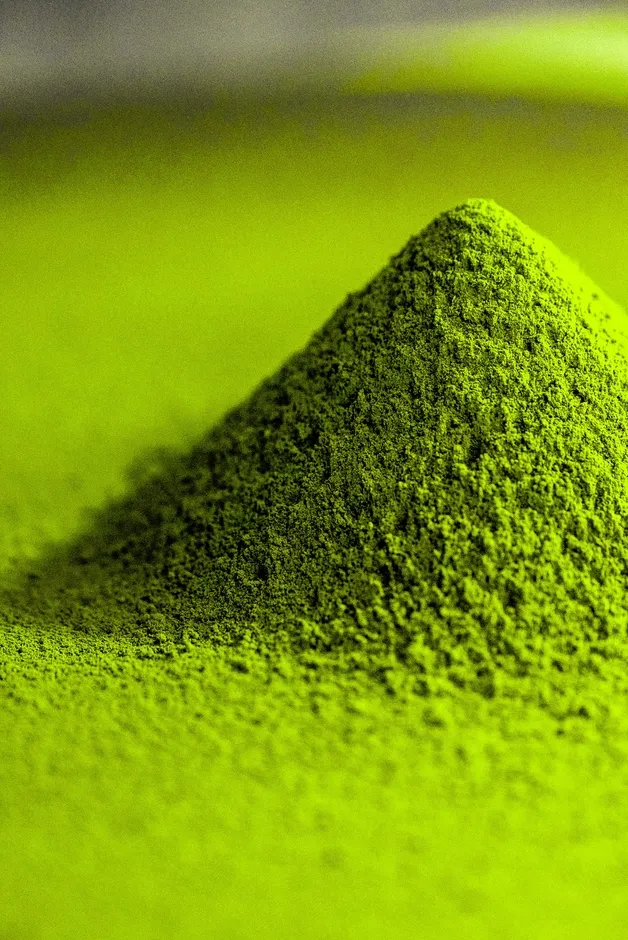抹茶の粉末