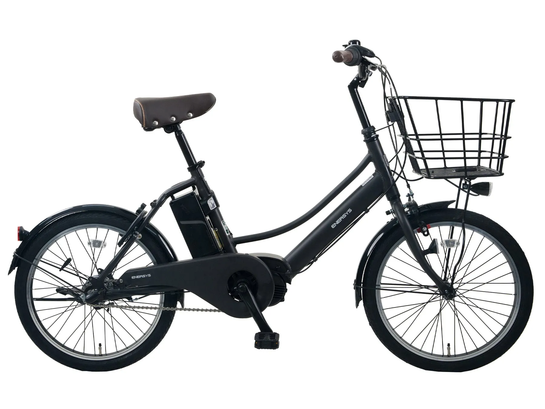 黒色の電動アシスト自転車