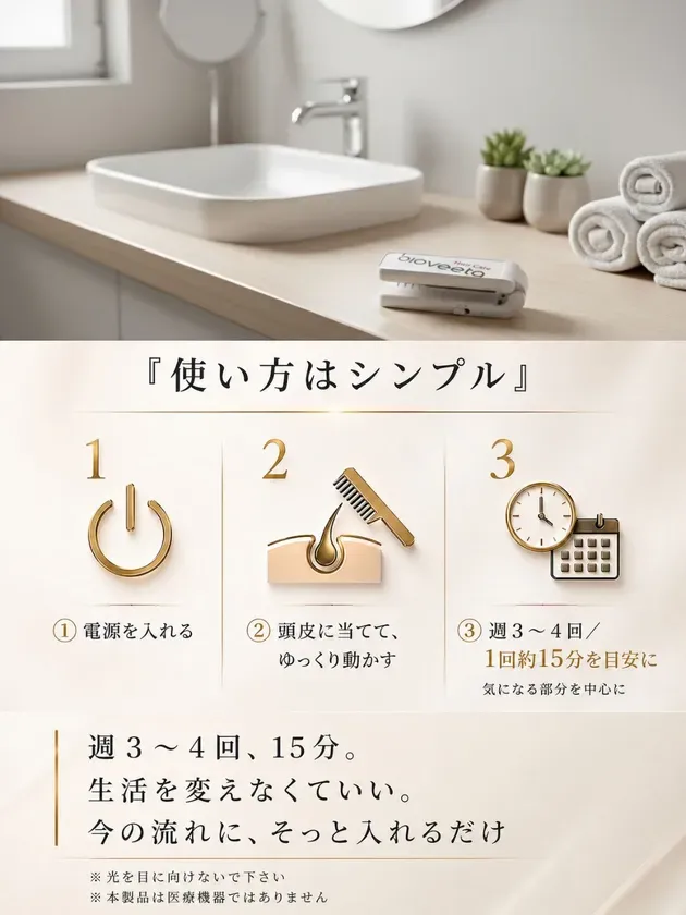 bioveeto 『使い方はシンプル』