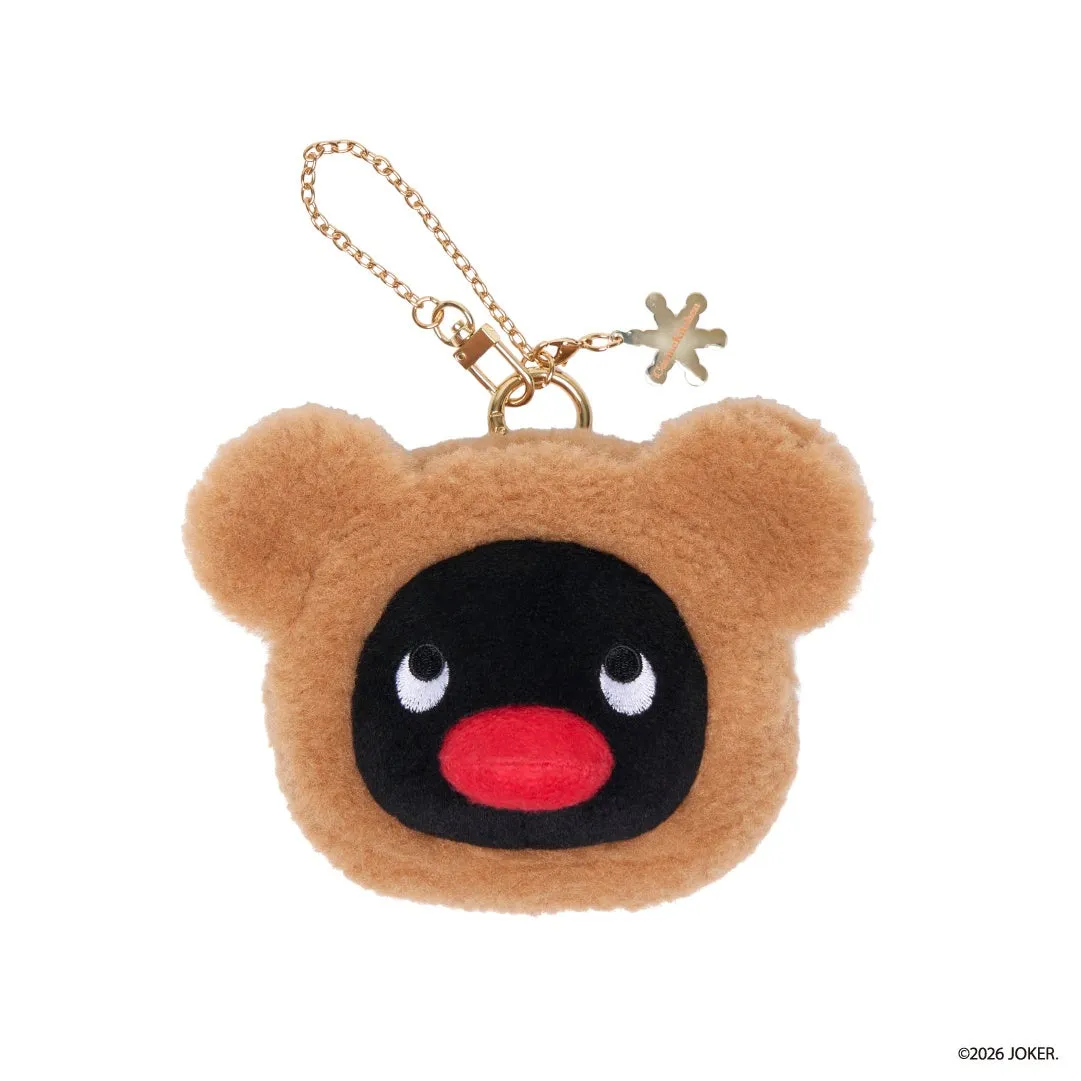 ピングー ぬいぐるみフェイスポーチ