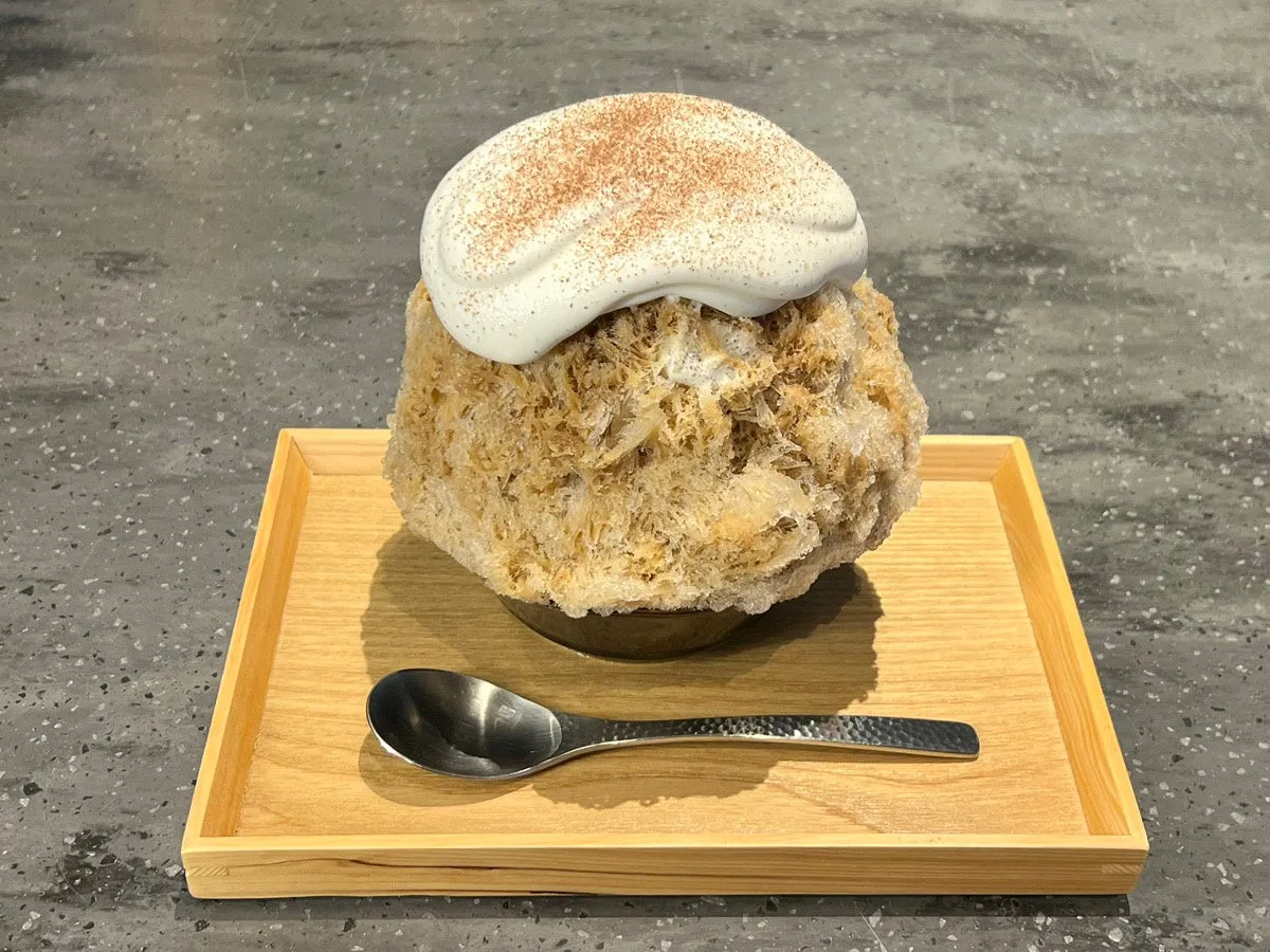 FLOWER CAFE BLOOMY'S × Floryのカフェラテかき氷
