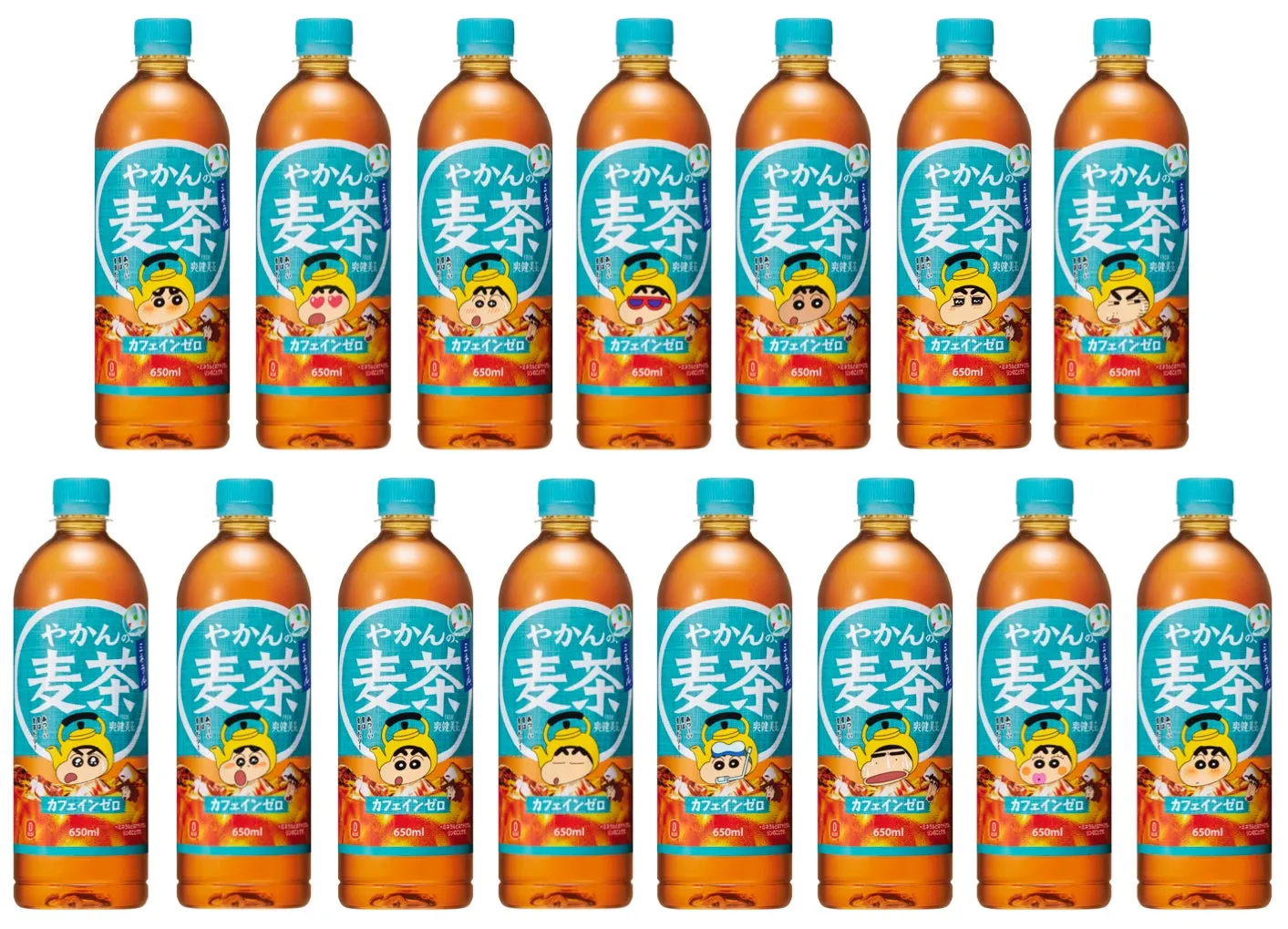 夏のクレヨンしんちゃんボトルデザインと名言