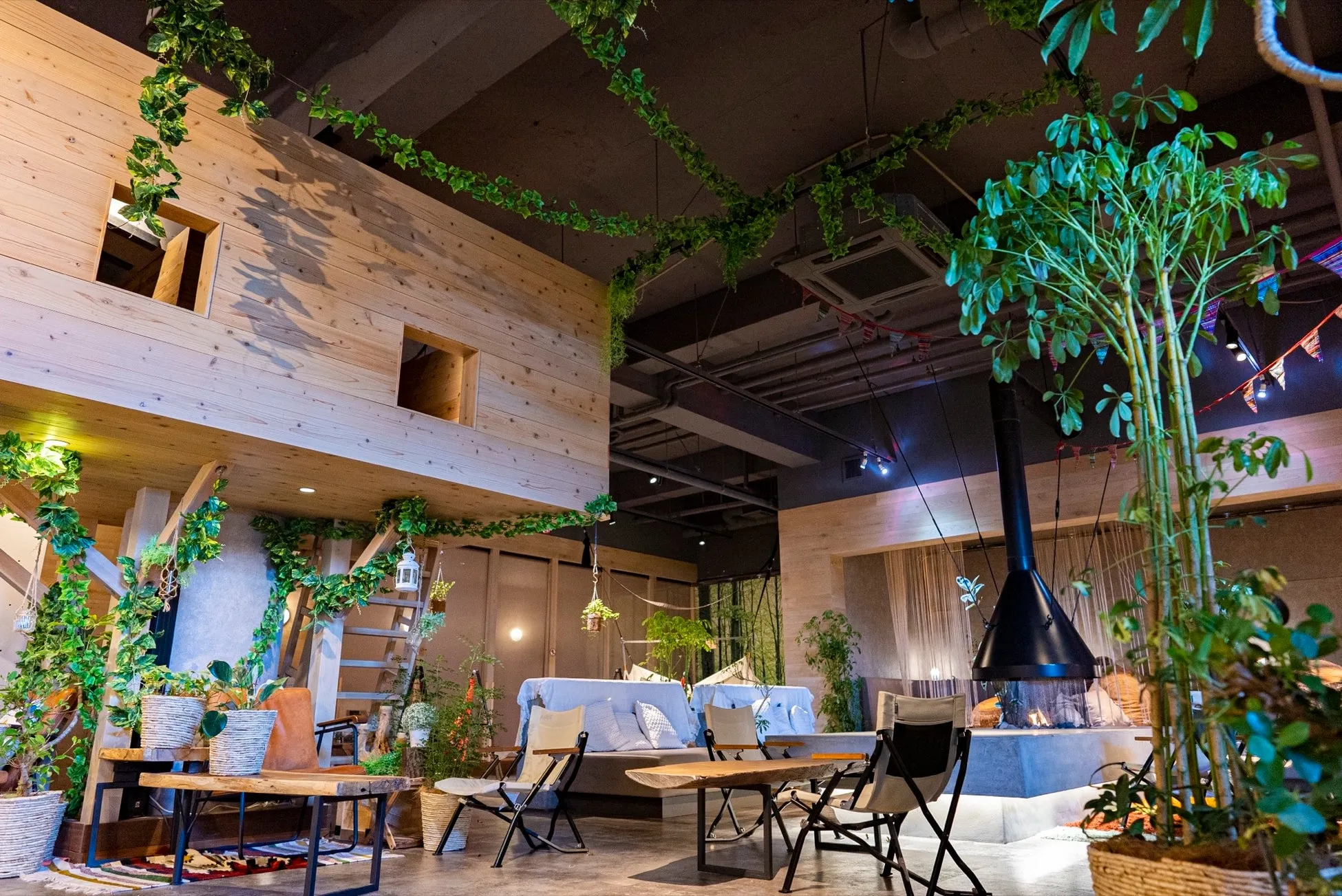 おふろcafe ハレニワの湯の内観