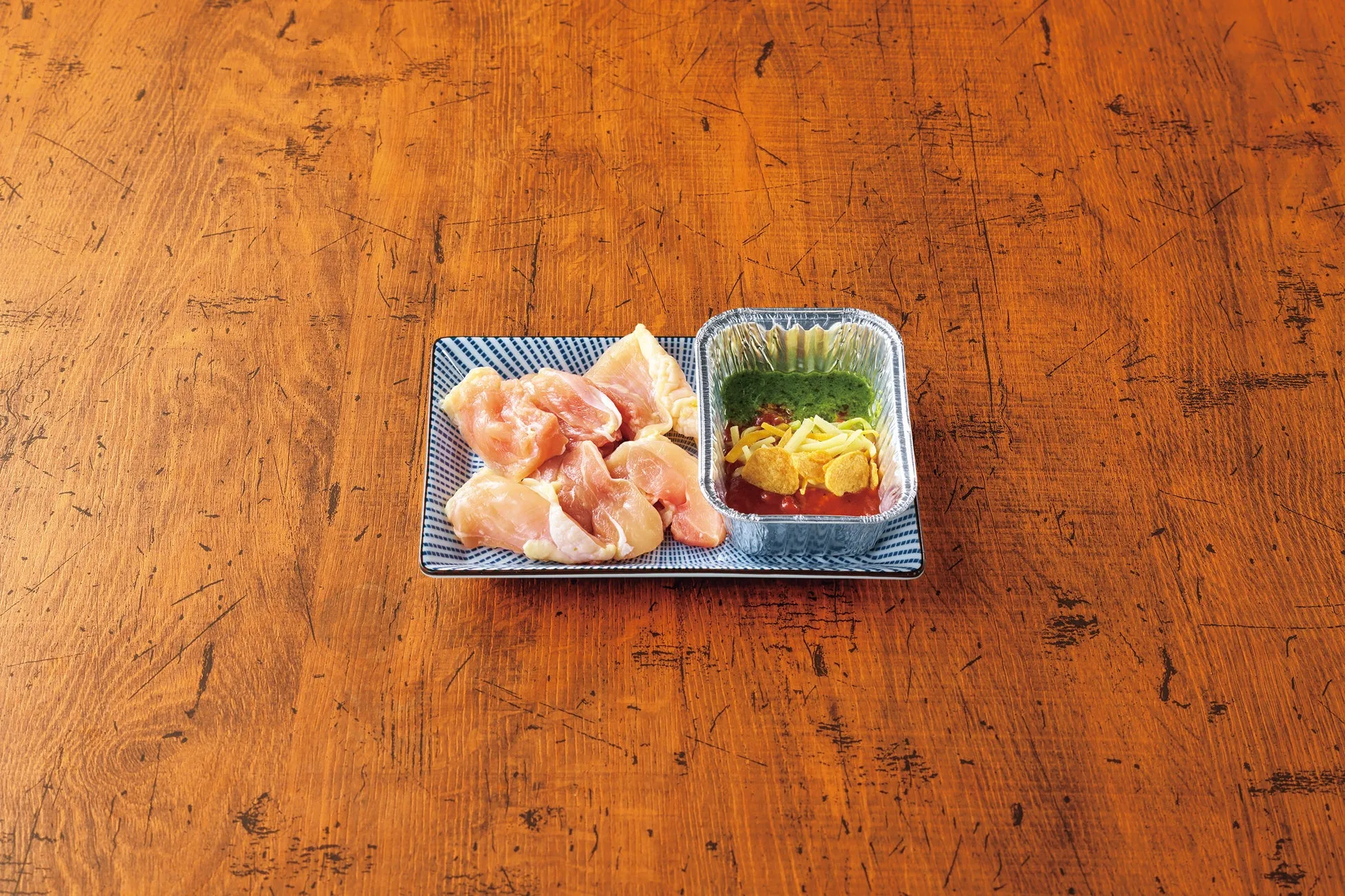 焼肉盛り合わせアップ別カット