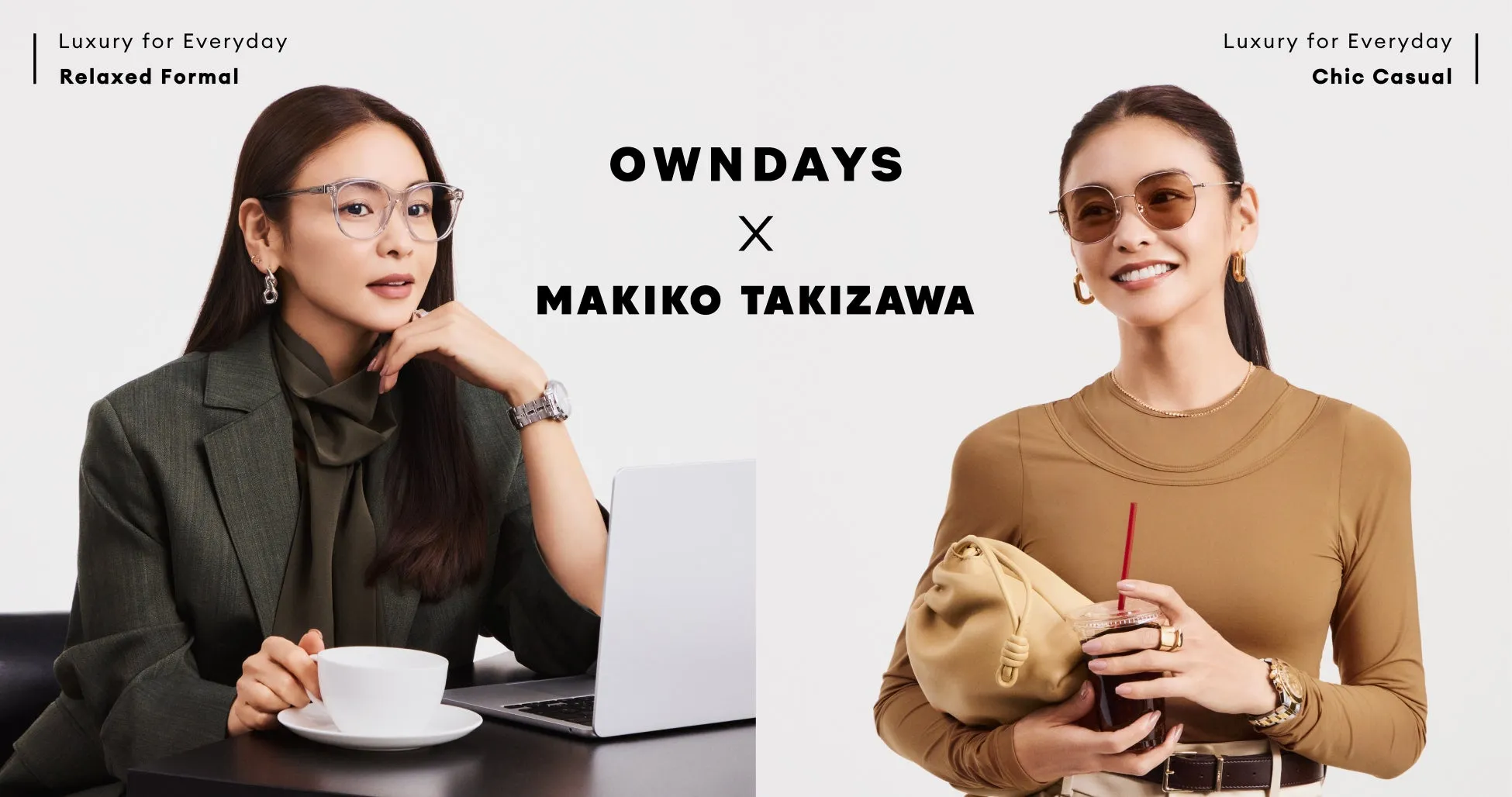 【OWNDAYS × 滝沢眞規子】「いつもの日」が輝く!品格と小顔を叶えるメガネ・サングラス徹底解剖