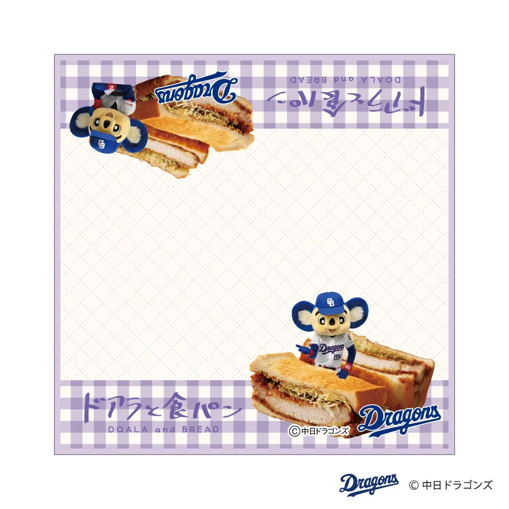 ドアラと食パン ハンカチ集合