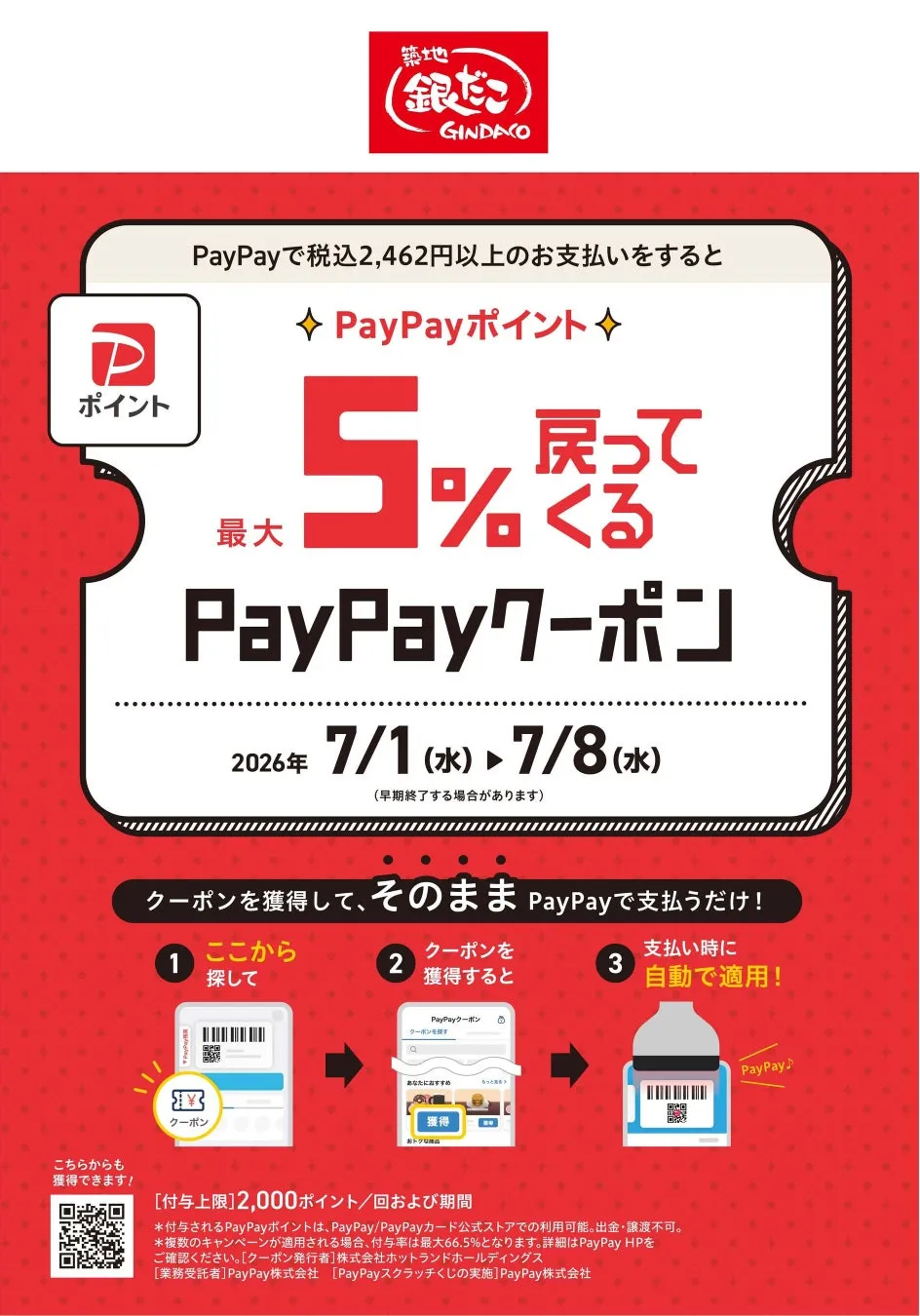 PayPayクーポンの詳細