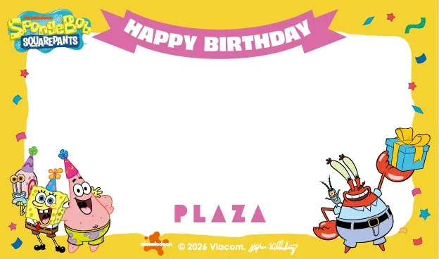 HAPPY BIRTHDAY SpongeBob