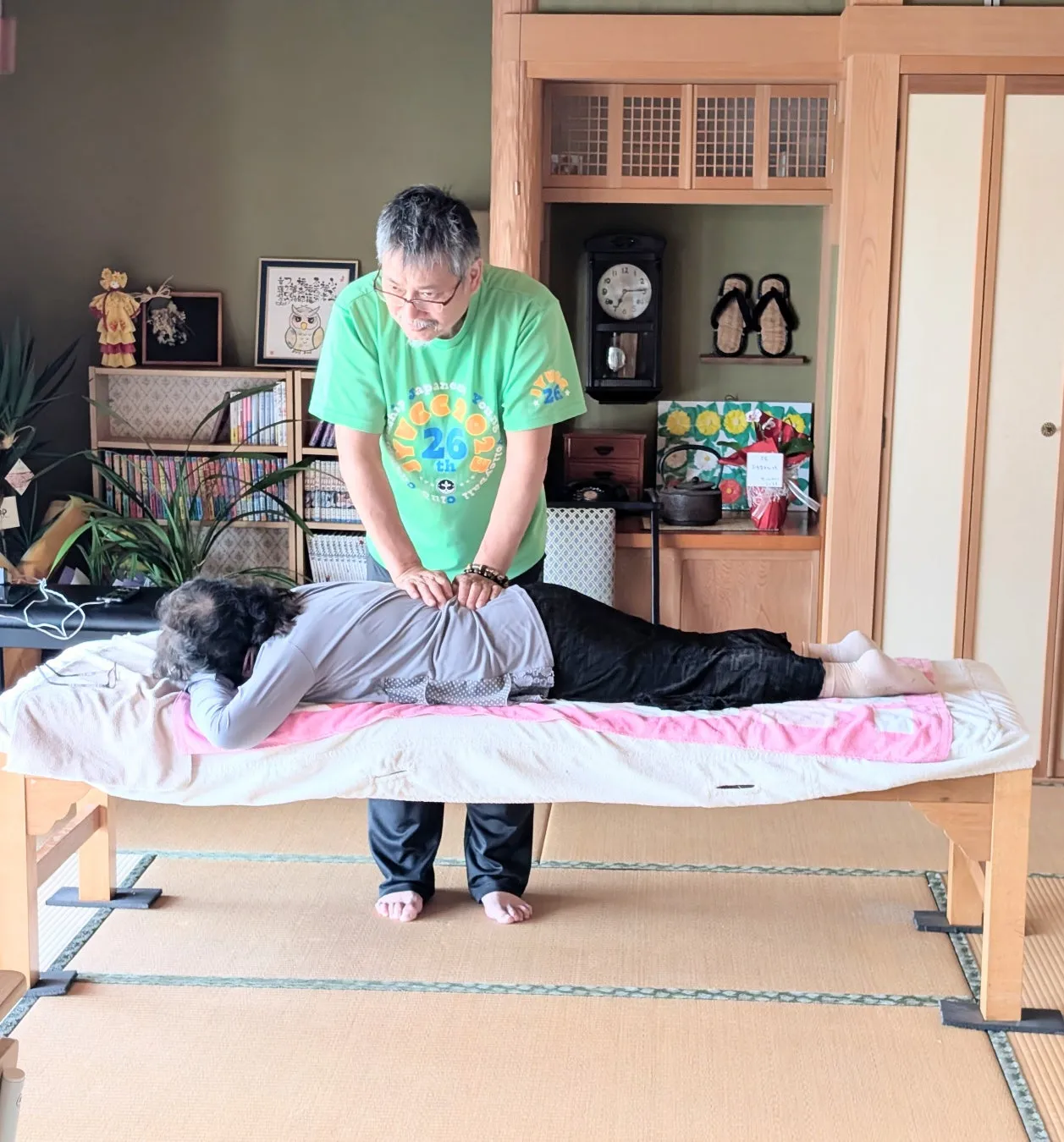 カフェでの健康マージャンの様子
