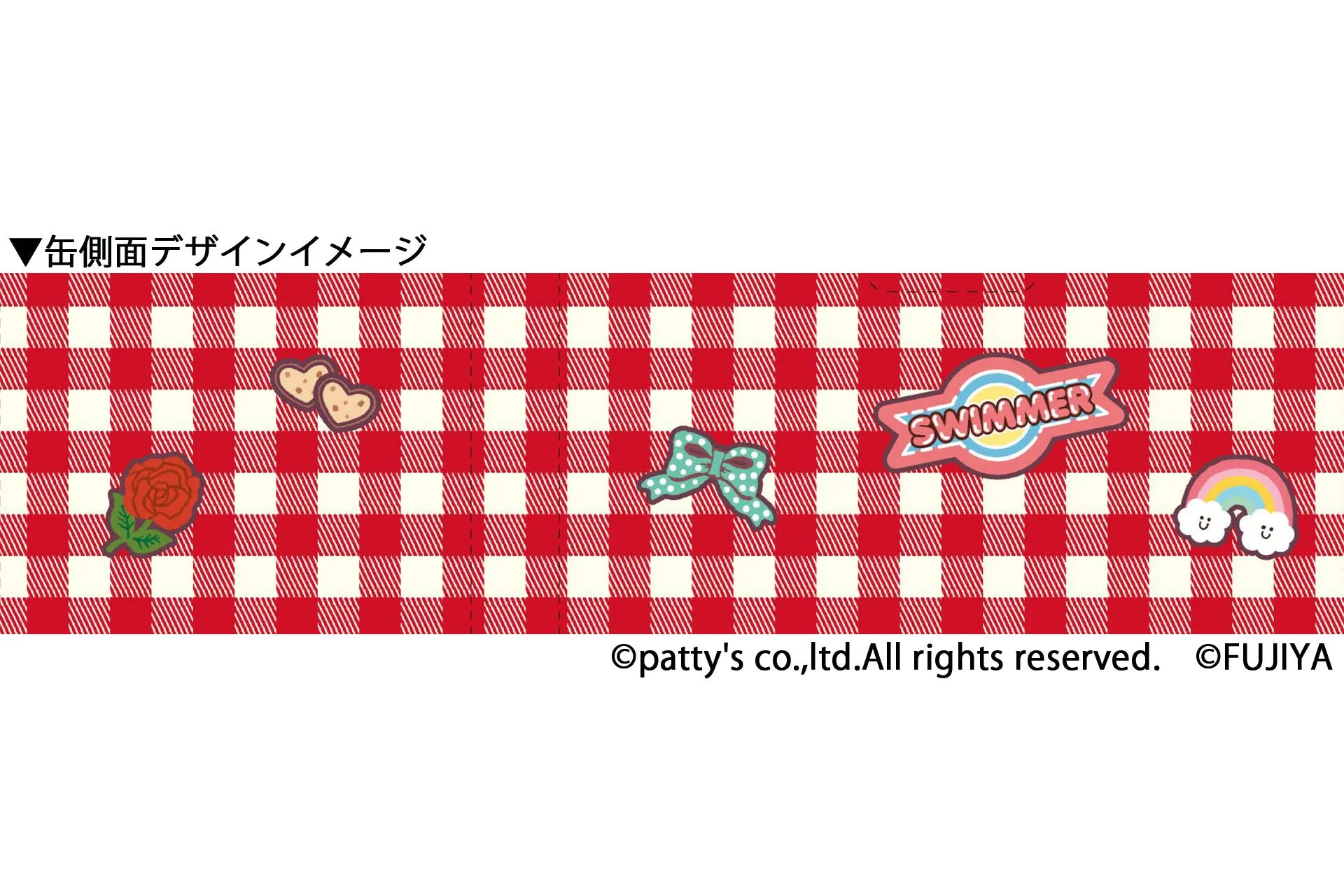 ハートクッキー缶の中身