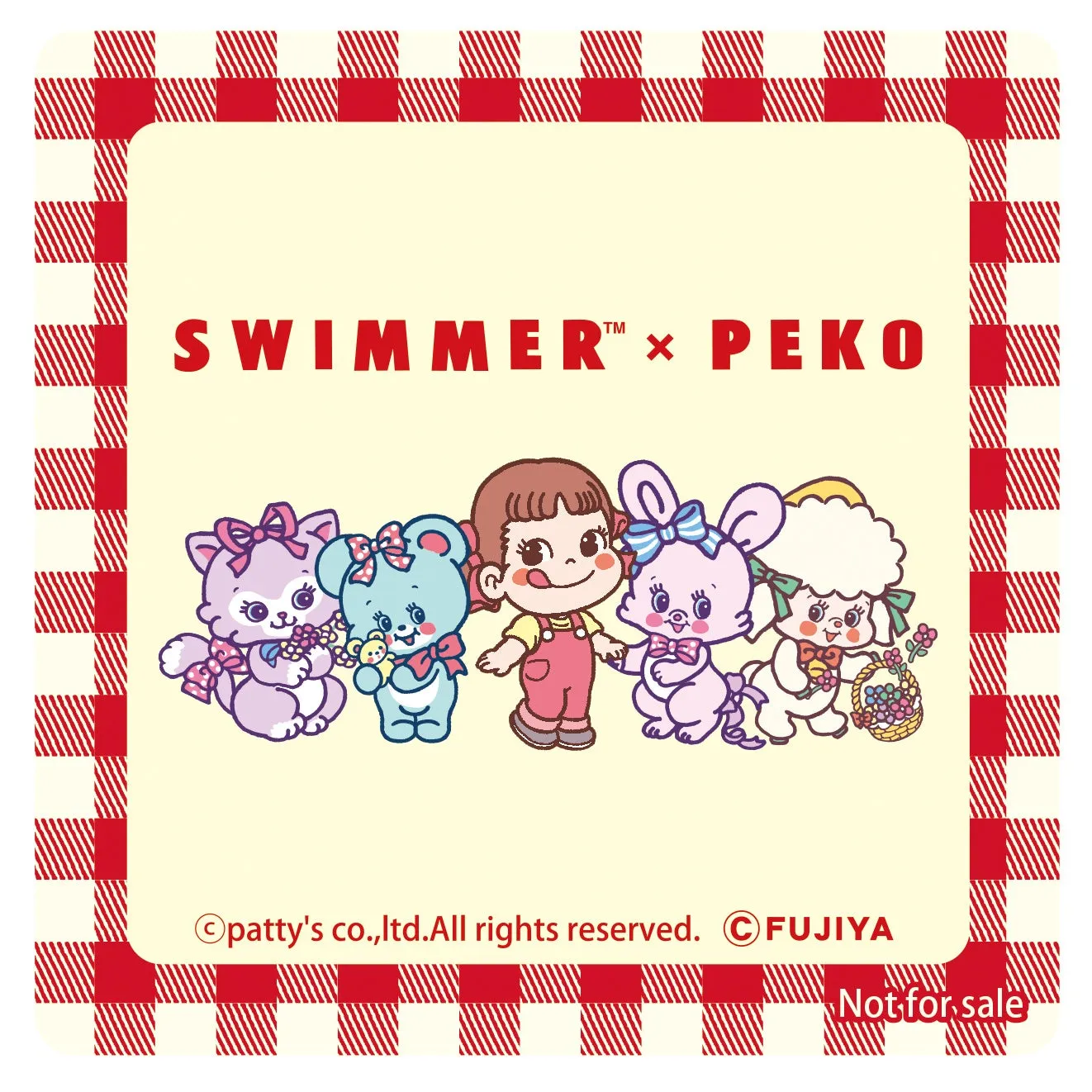 SWIMMER×PEKOオリジナルコースター