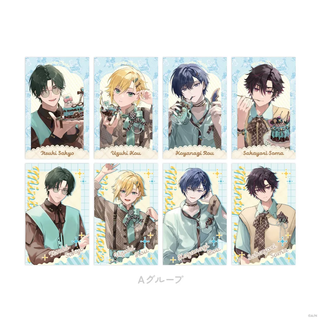 ランダムチェキ風カード Aグループ