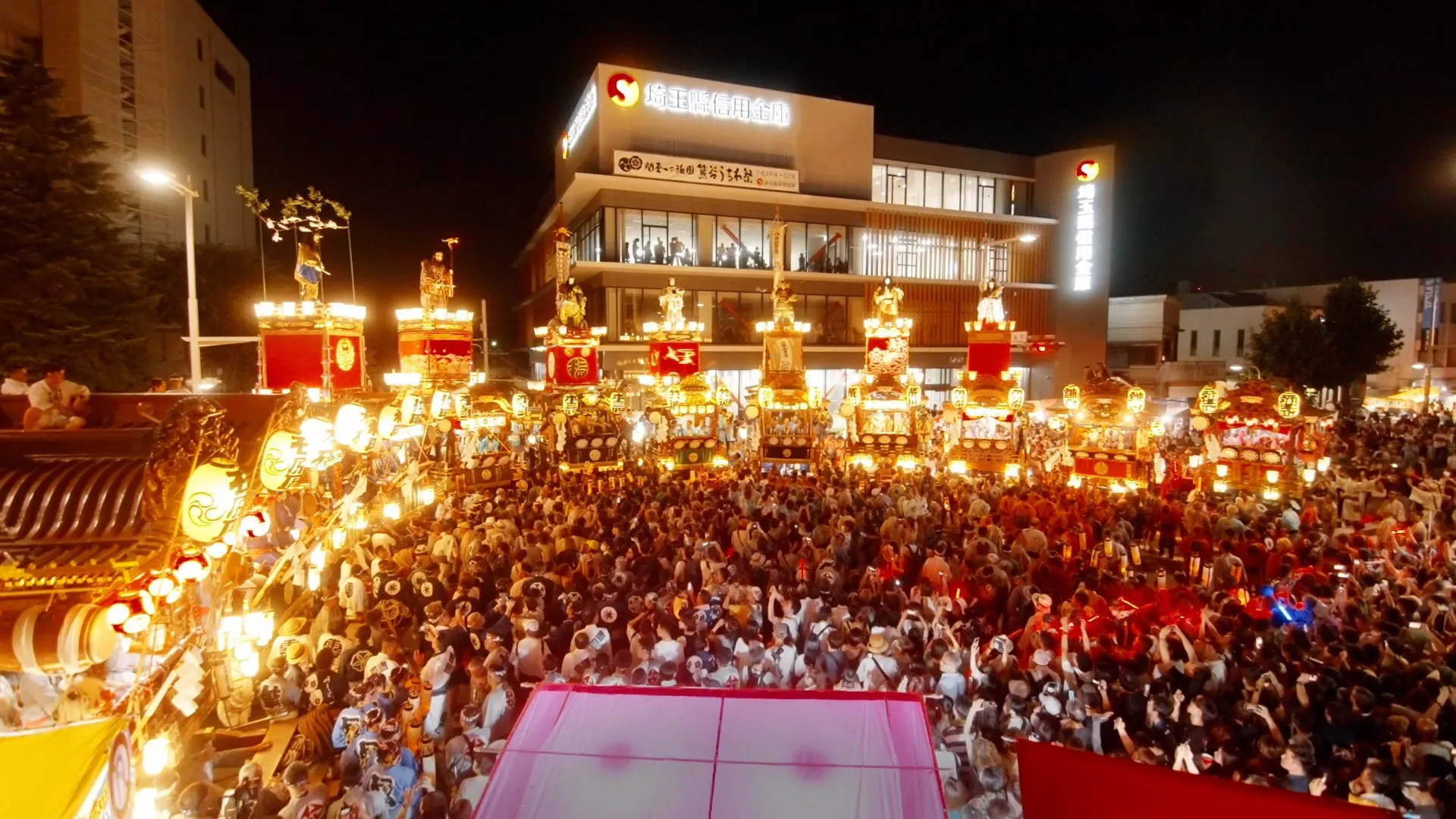 熊谷うちわ祭の山車
