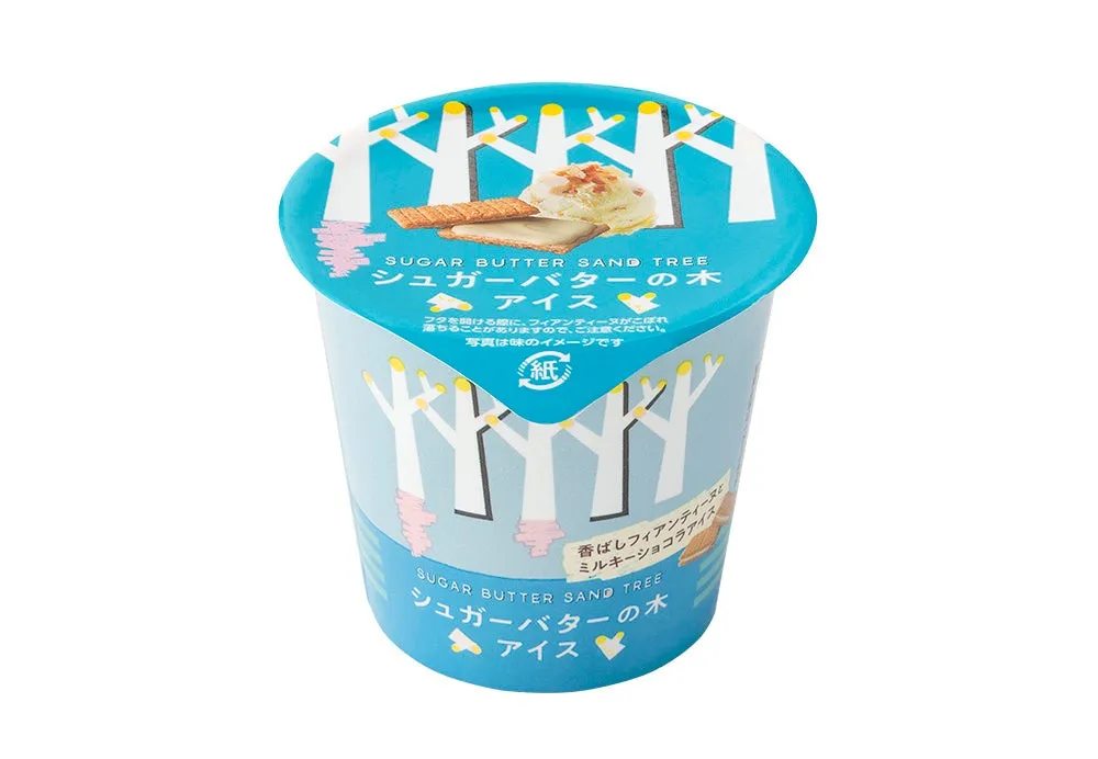 シュガーバターの木アイスと定番商品の画像