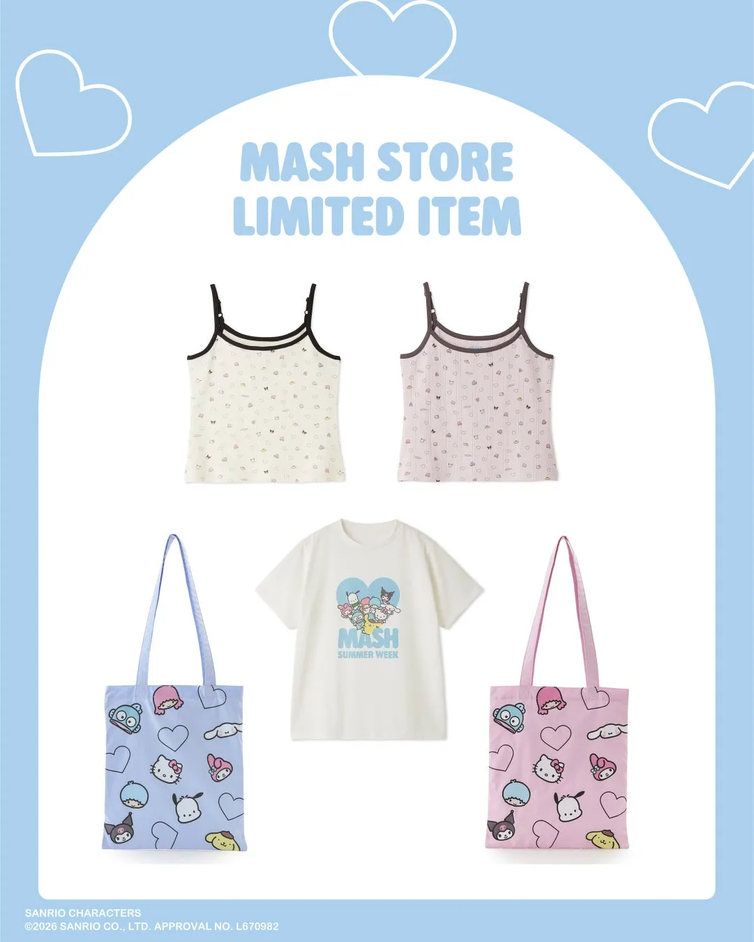 MASH STORE限定コラボアイテム