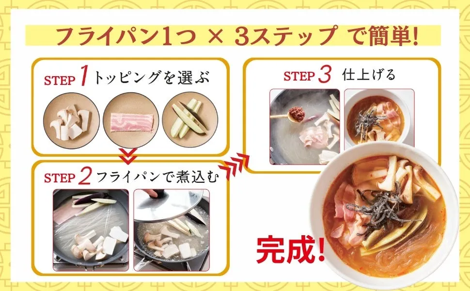 麻辣湯の調理イメージ