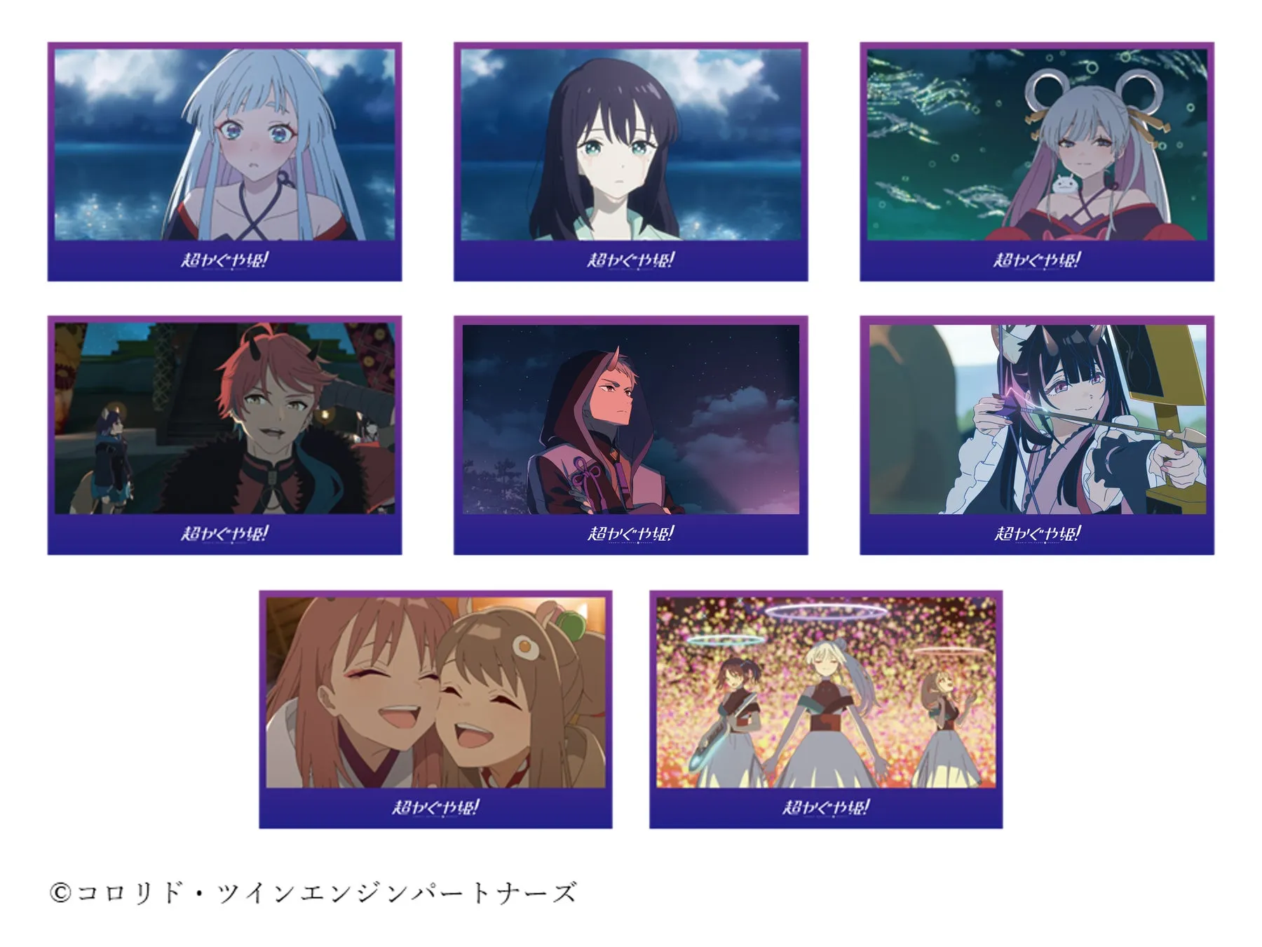 夏祭りを楽しむミニキャラ集合イラスト