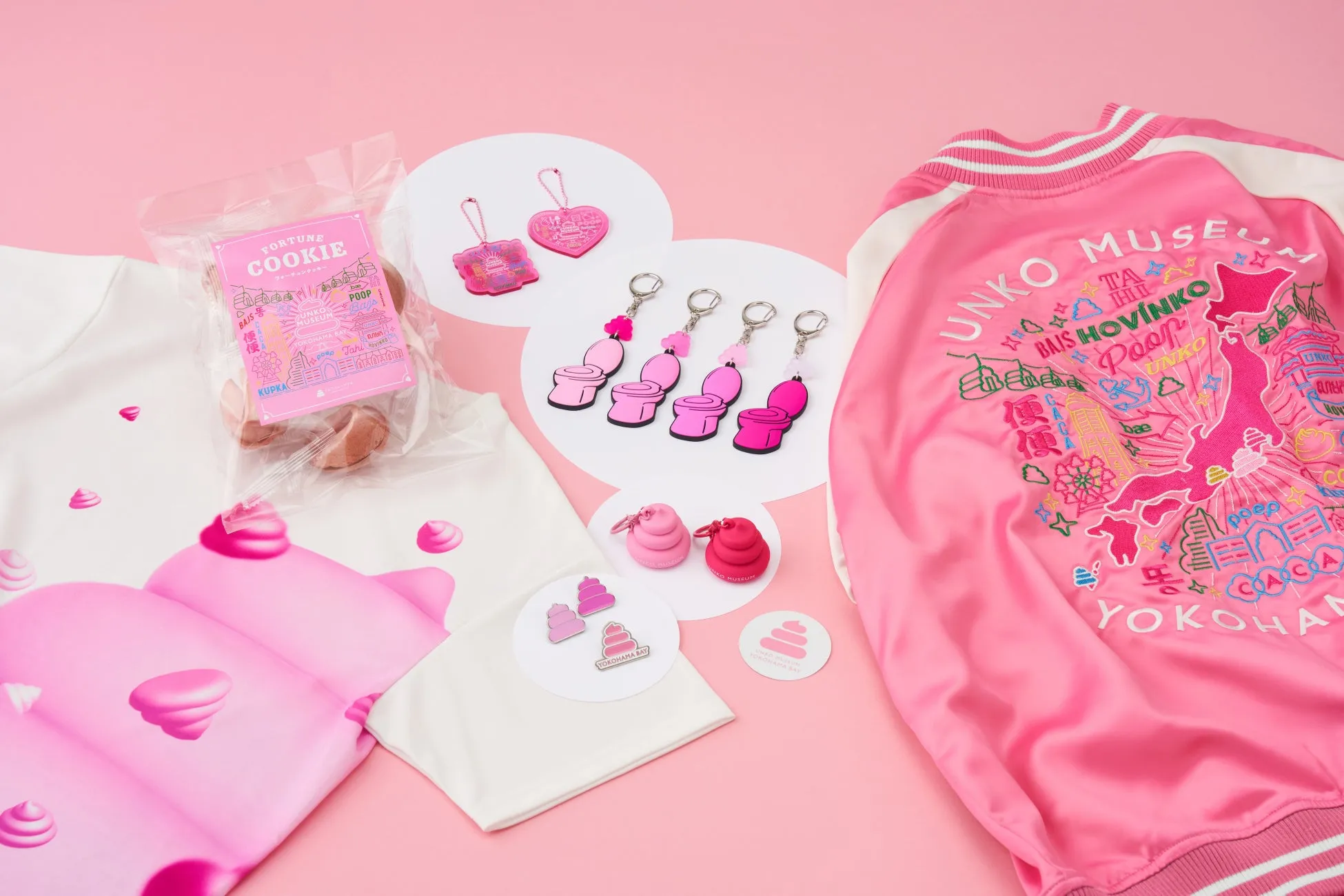 【速報】うんこミュージアム横浜BAYの「うんこLOVE」限定グッズ初公開!まさかの超高額スカジャンも?