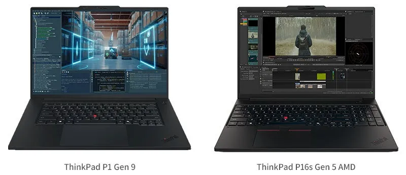 ThinkPad P1 Gen 9とP16s Gen 5 AMD