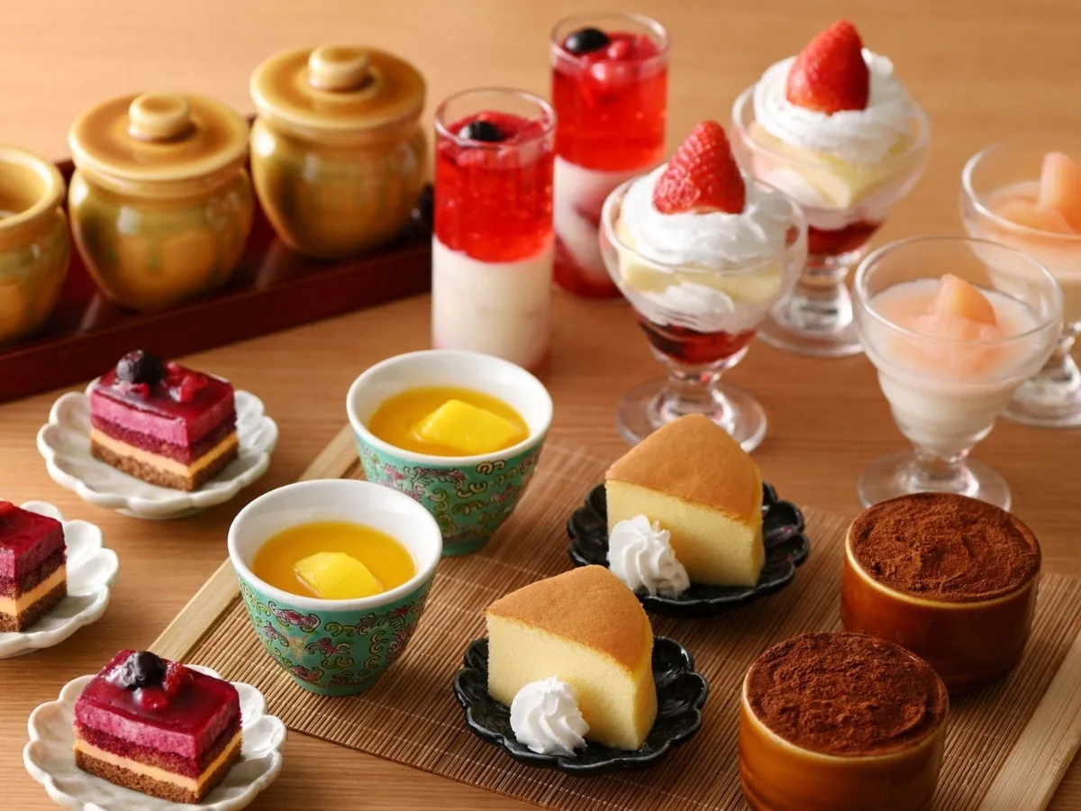 プレミアムスイーツのショーケース
