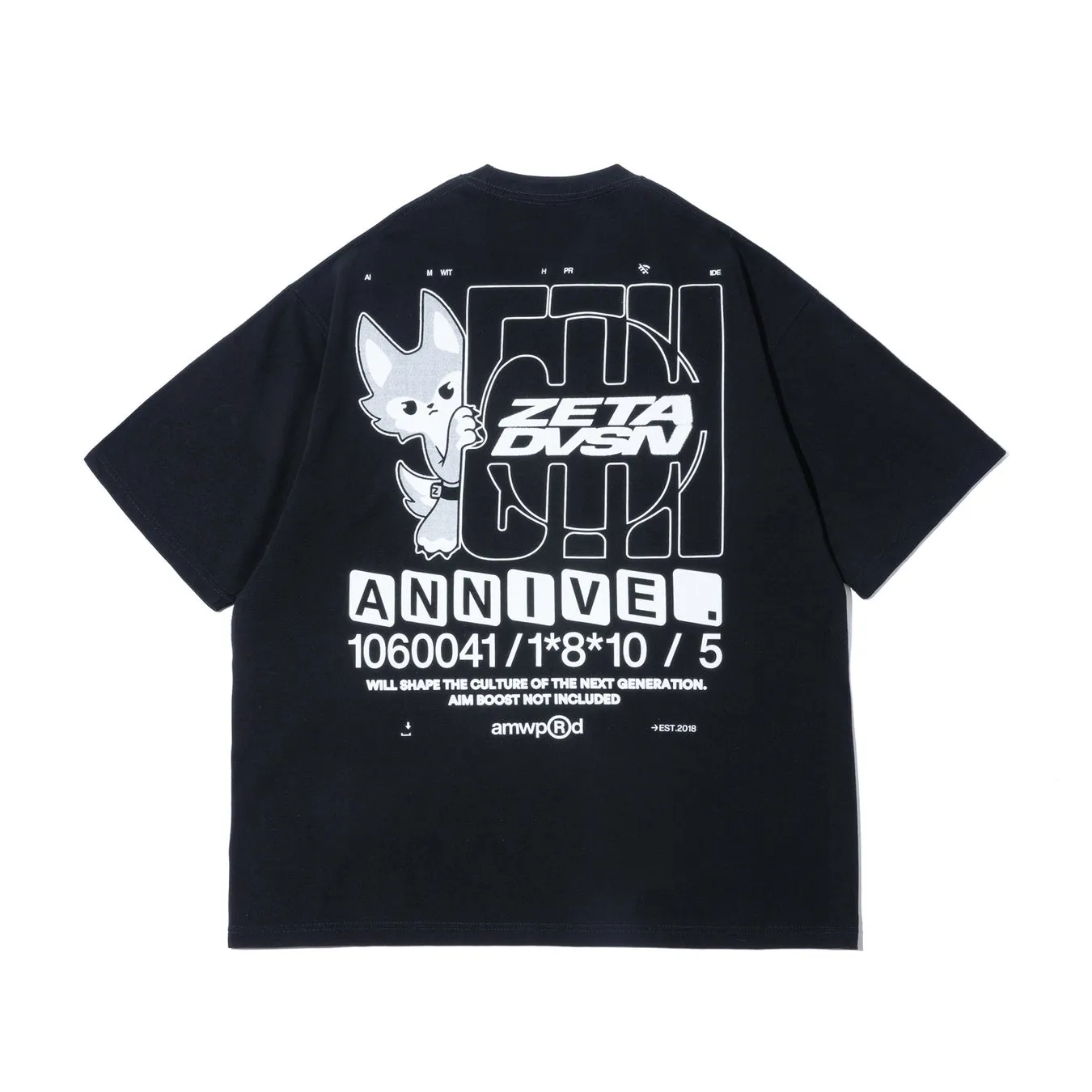 ZETA DIVISION 5TH ANNIVERSARY TEE / BLACK (裏)