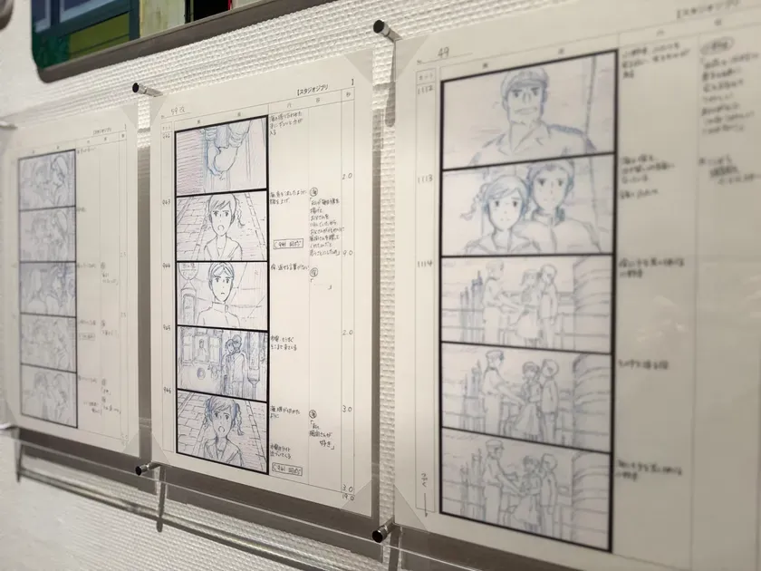 絵コンテ展示風景2