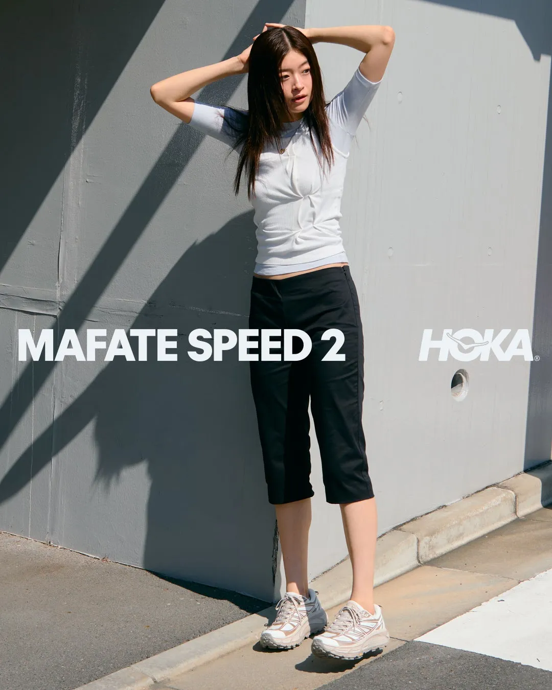 MAFATE SPEED 2 PINK OPAL / QUARTZITE 着用イメージ
