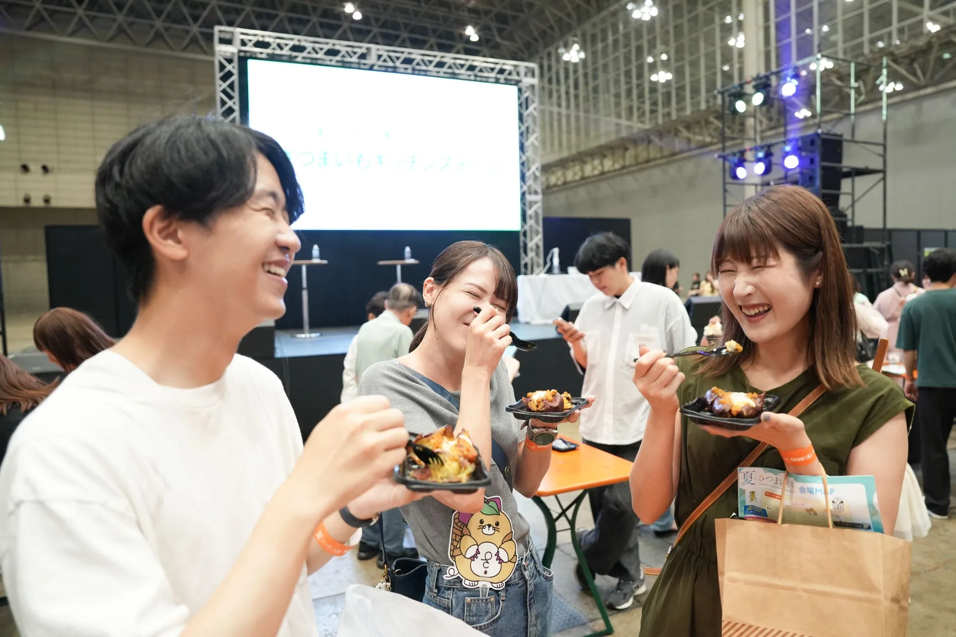 夏のさつまいも博会場の様子