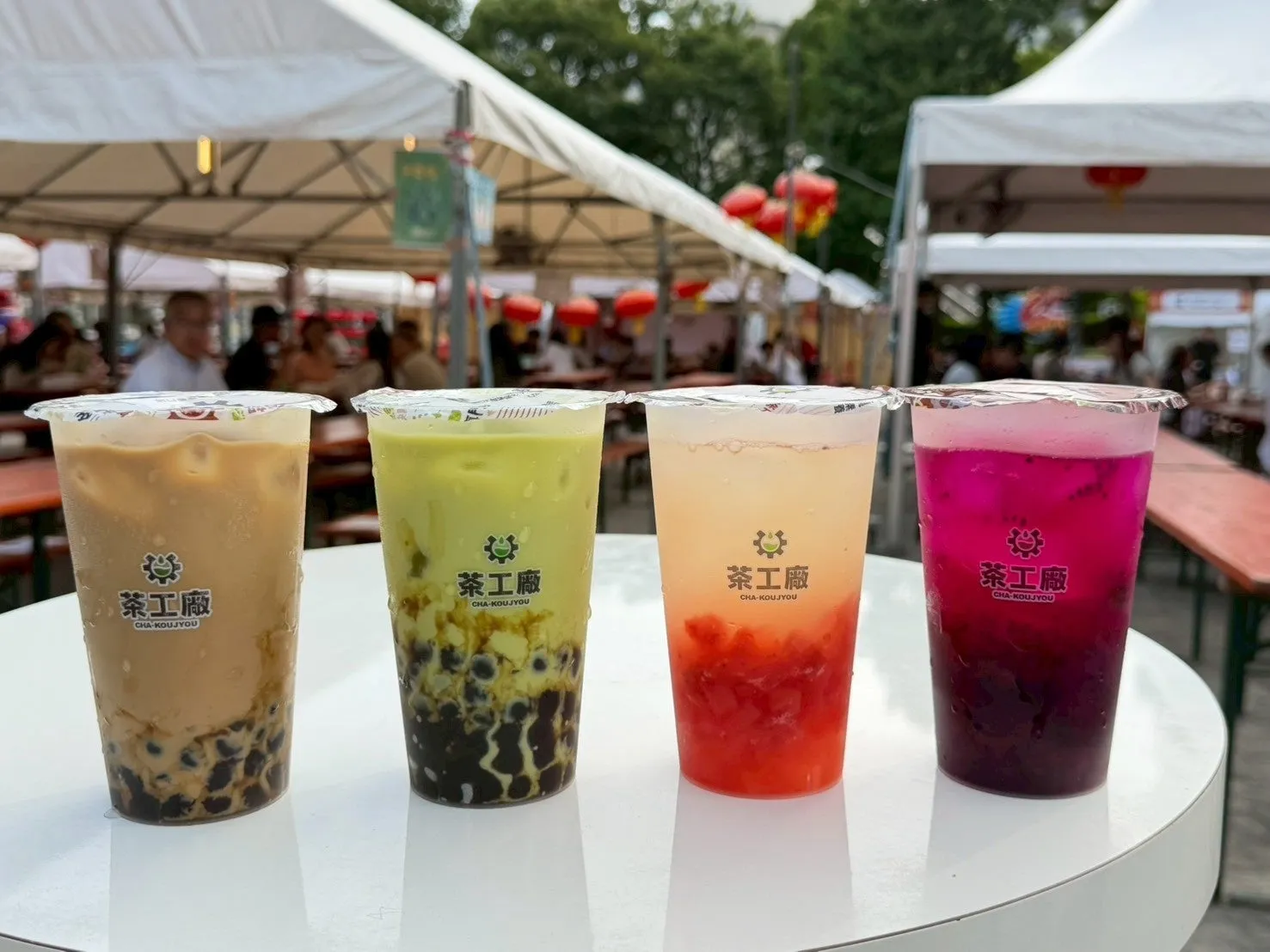 様々な台湾ドリンクのイメージ