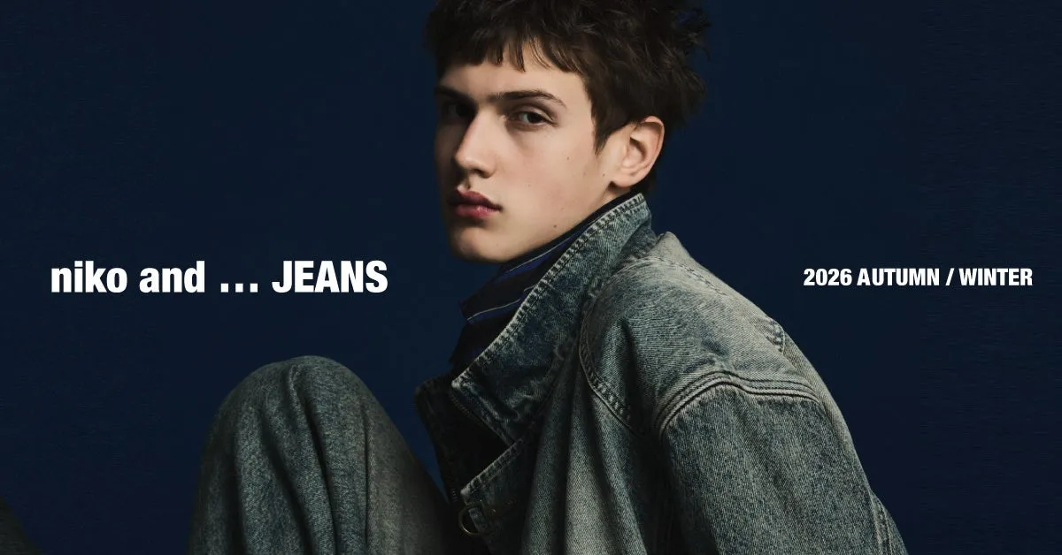 “niko and ... JEANS”2026年秋冬メンズコレクション