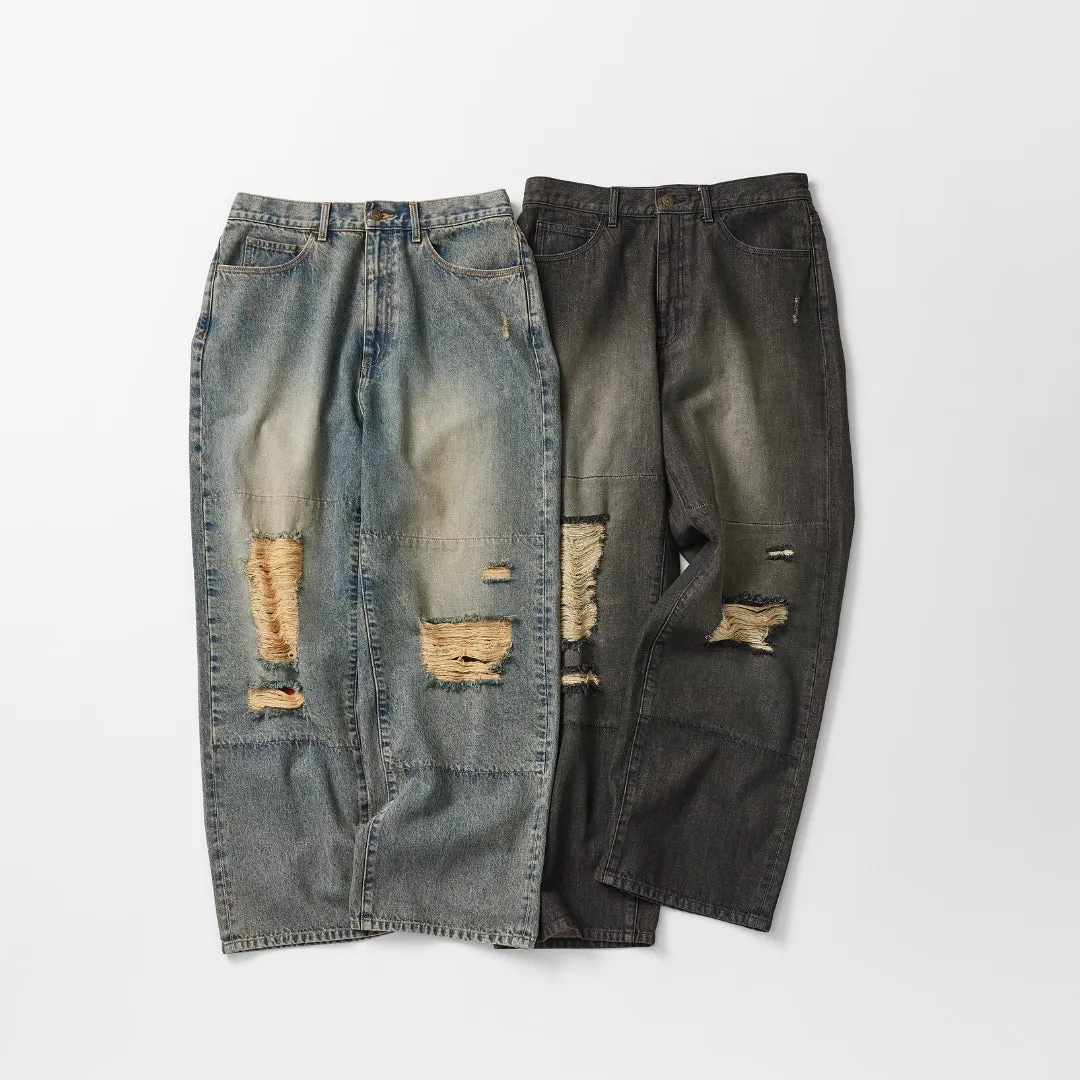 DAMAGE DENIM PANTS