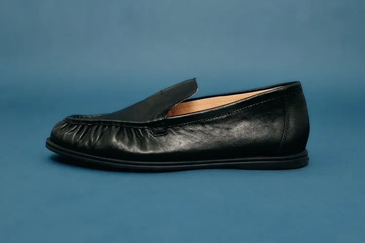 City Ambient Products × FOOT INDUSTRY 別注ローファー ブラックアップ
