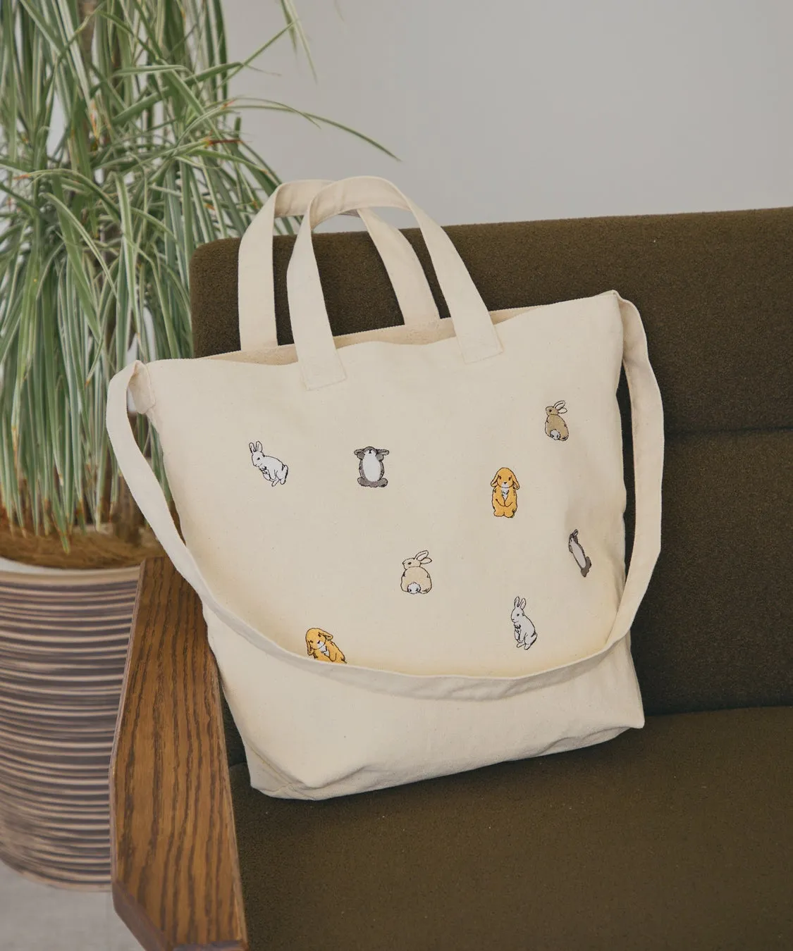 【うさぎのしっぽ】トートBAG