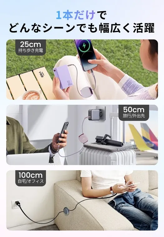 利用シーンに合わせて