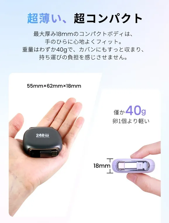 超薄型超軽量