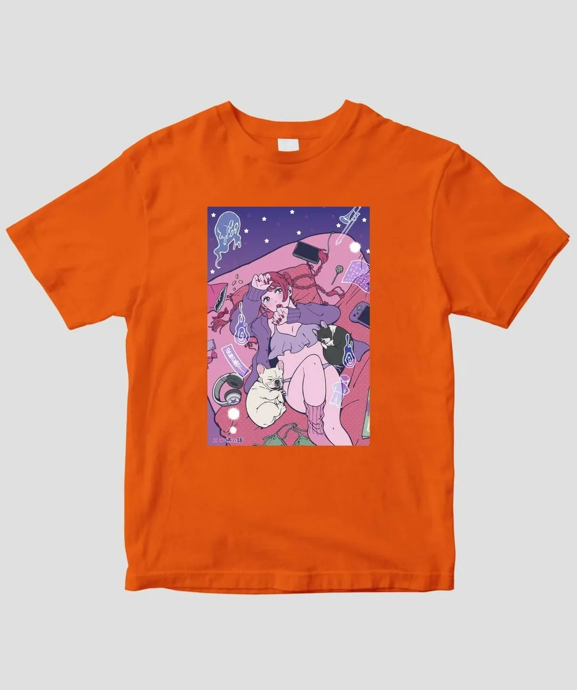 オレンジTシャツ