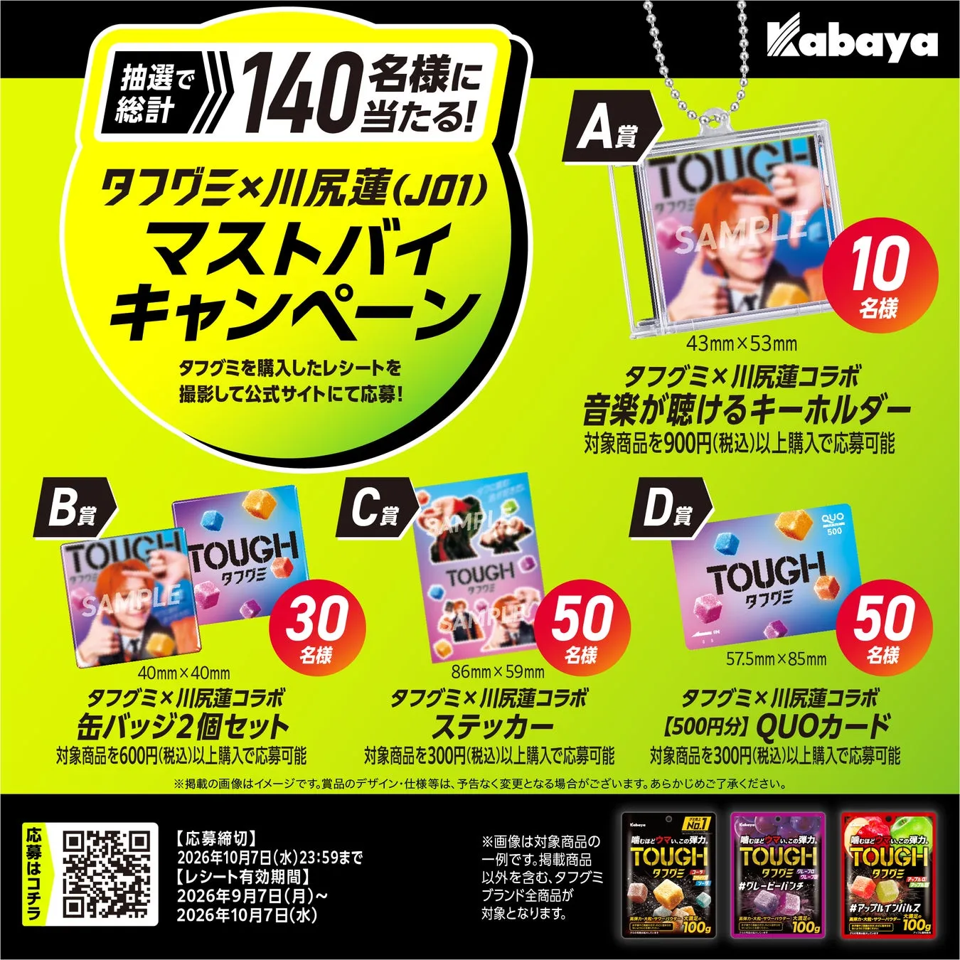 キャンペーン賞品一覧