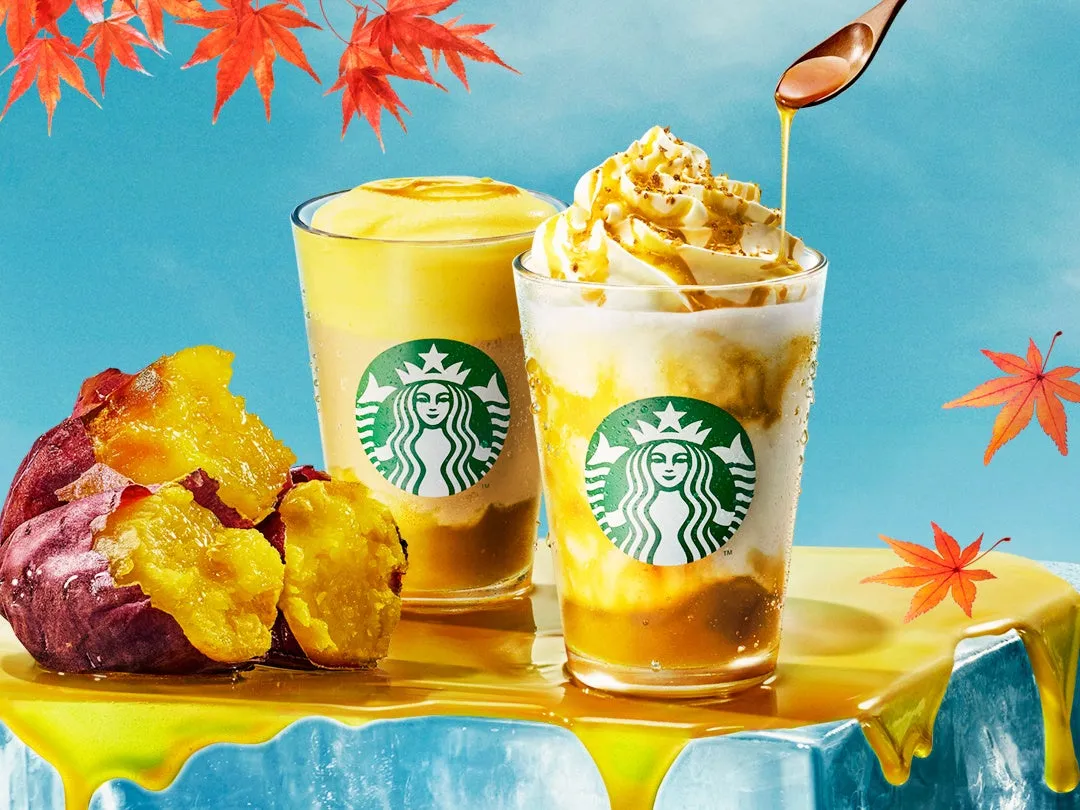 とろり蜜芋 紅はるか フラペチーノ®&ムース ティー ラテ