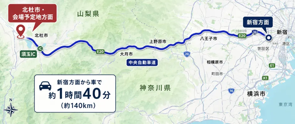 アクセス地図のイメージ