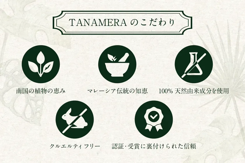 TANAMERAのこだわり