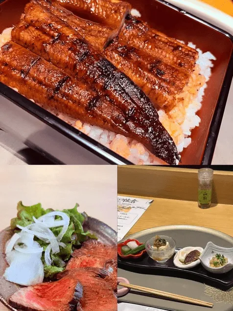 焼き上がったうなぎのアップ