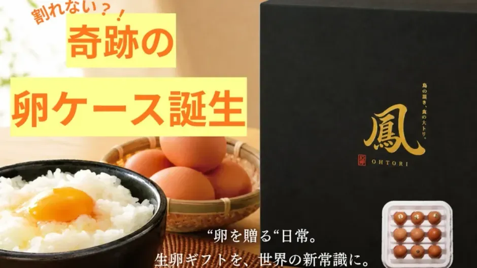 落ちても割れない【OHTORI】たまごケースの衝撃!高級卵ギフトの新常識