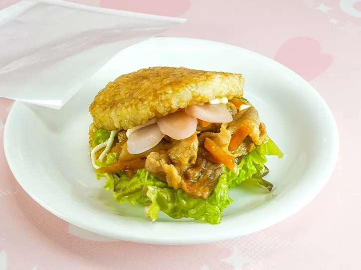 生姜焼きライスバーガー