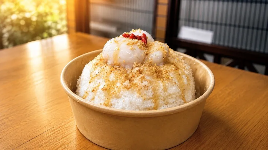pie monsterの金木犀湯圓かき氷