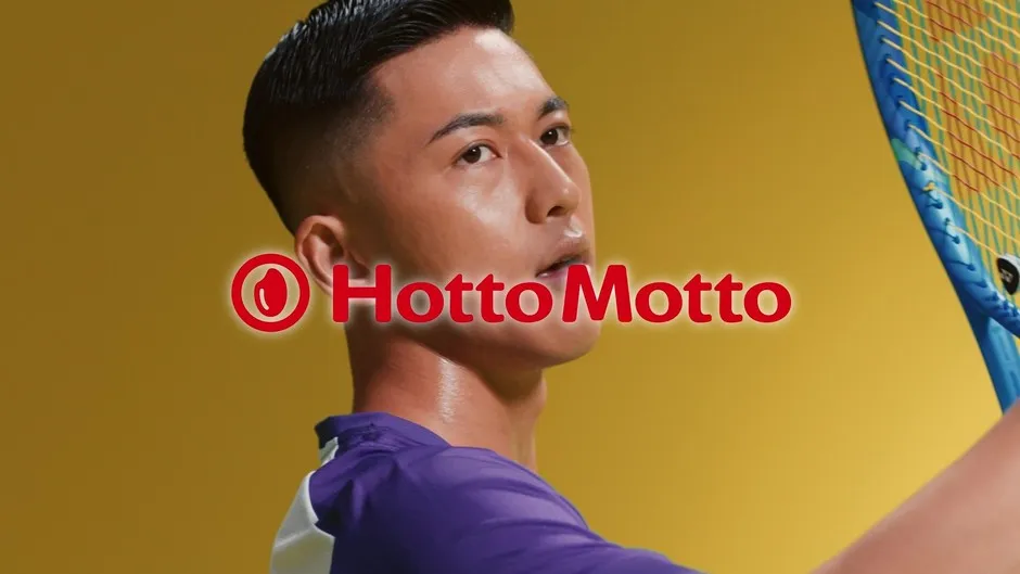 CMの一場面、小田選手