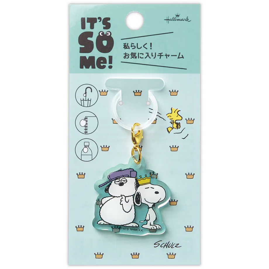 スヌーピーのクラウン柄
